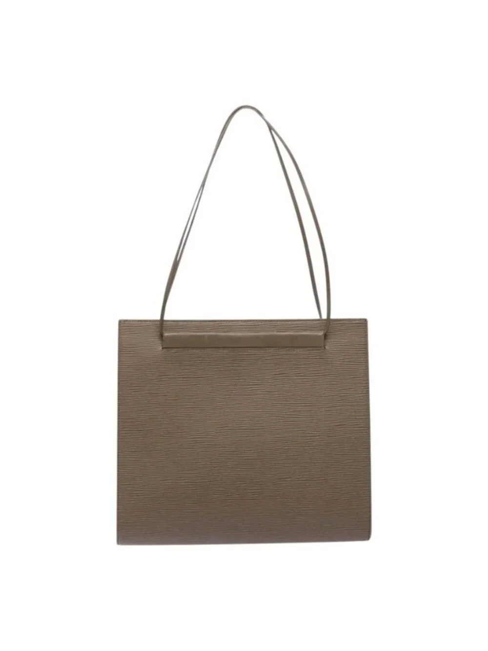 Authentic LOUIS VUITTON Epi Saint Tropez Shoulder Bag Gray Lilac M5246B LV